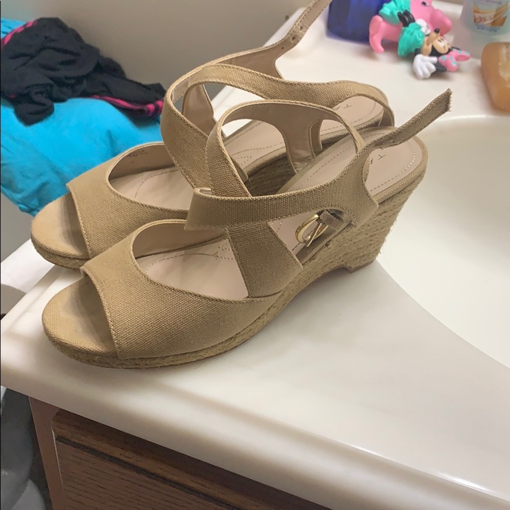 Espadrille wedge sandals